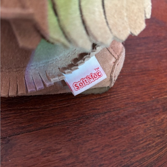 Softmoc Suede Fringe Moccasin Boots - Tan Suede - Picture 2 of 6